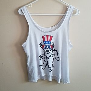 Grateful Dead Uncle Sam Bear Tank